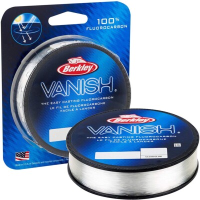 Berkley Vanish Fluorocarbon LINE 10lb 100M Fliegenspinner grobes Match unsichtbar