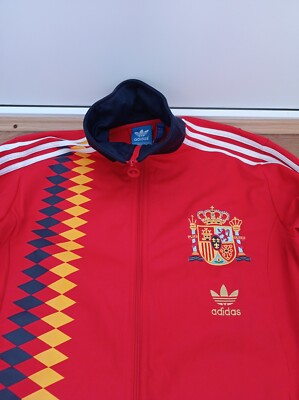 スペイン代表　ハーフジップ　トラックジャケット　ジャージ　90s サッカー　XL adidas（アディダス） adidas originals トラックトップ Espana 1996