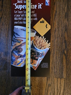 Mcdonalds Drive Thru Sign Just Super Size It Dream Team Charles
