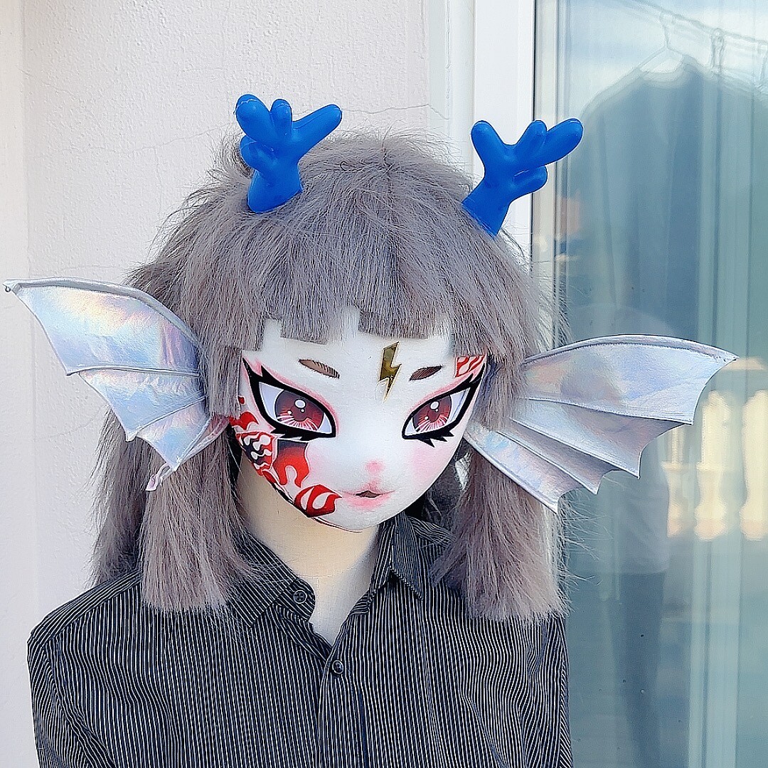 Fursuits Head Dragon Kigurumi Headset Headpiece Furry Cosplay Costumes