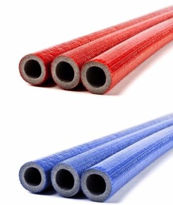 2 x 1m Rohrisolierung Schaumstoff beschichtet Polyethylen lagierend Rundfolie 2m
