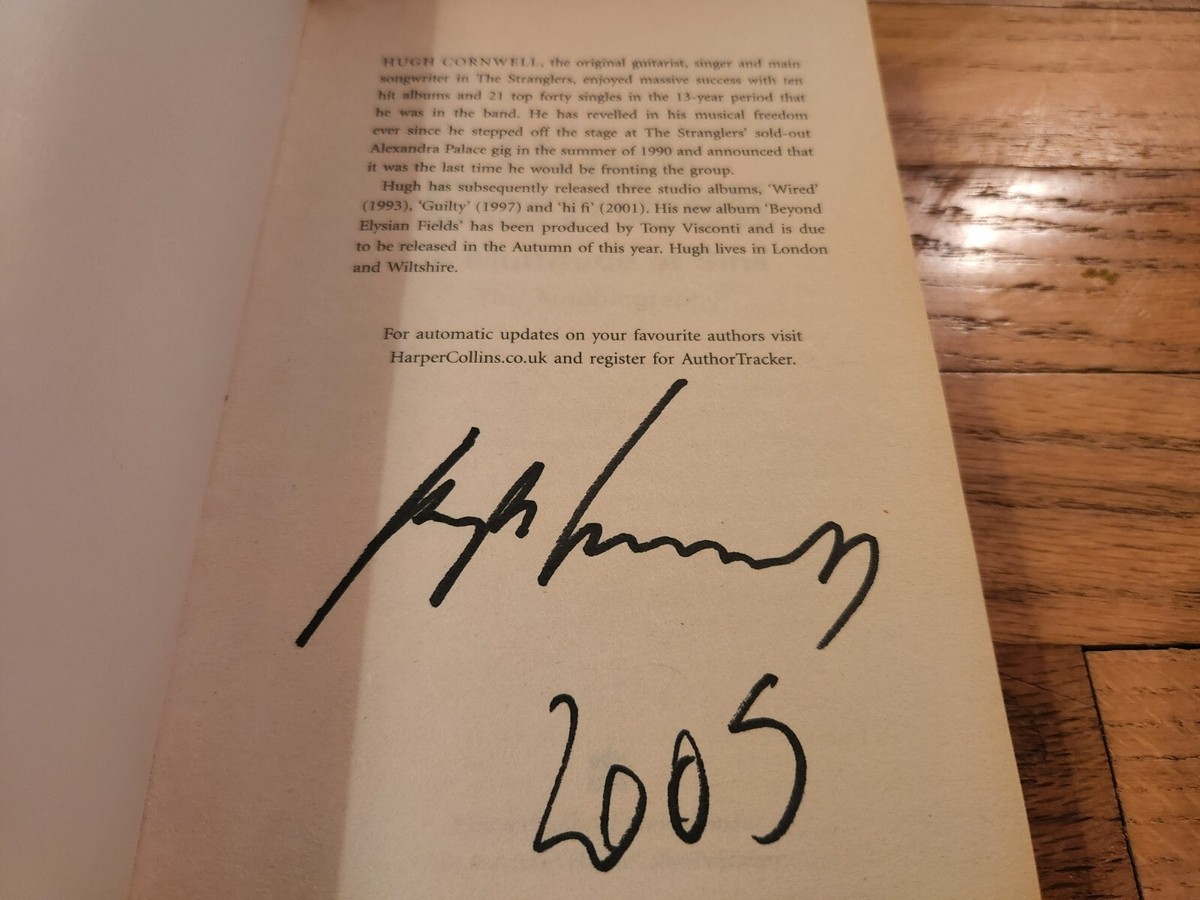 Hugh Cornwell SIGNED A Multitude of Sins The Stranglers 2005 Soft Cover COA