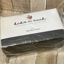 Kids N Such Premium Baby Wrap Carrier Organic Cotton Yellow Up To 44lbs New