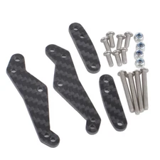 Carbon Rear Shock Plate for Tamiya Monster Beetle /Frog /BlackFoot