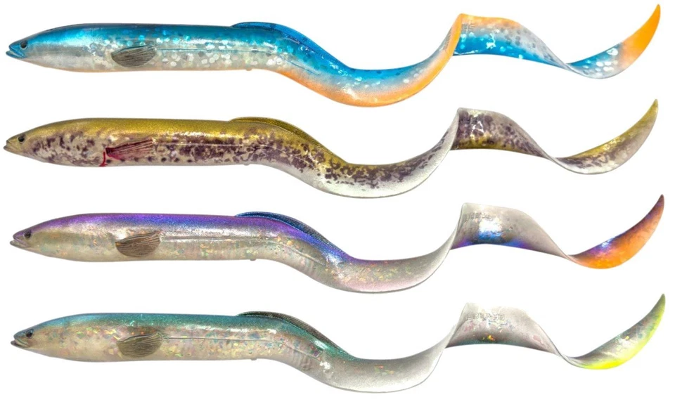 Savage Gear Real Eel - 1 Gummifisch, Kunstköder, Hechtköder, Gummiköder, Köder