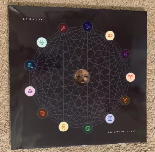 Elk Minister The Year of the Elk Private Press White Vinyl Psych DIY Alternative