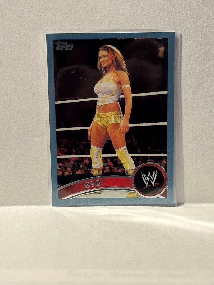 Eve Torres 2011 Topps WWE Blue Card # 76 /2011 WWF Gracie
