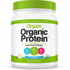Orgain Organic Protein Plant Based Vanilla Bean Protein Powder, 1.02lb