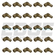  25 PACK 3/8 HOSE BARB ELBOW X 1/8 FEMALE NPT Brass Pipe Fitting Gas Fuel WOG
