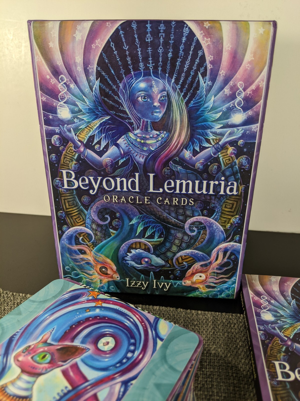 Beyond Lemuria Oracle Cards by Izzy Ivy (Complete 56 Cards With Guide Book 2020)