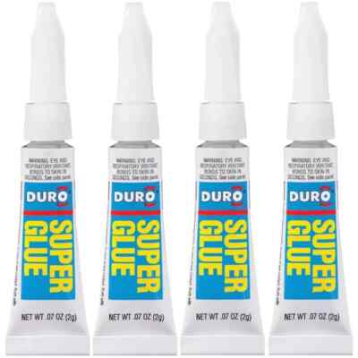 NEW Duro Super Glue, Clear Superglue, Cyanoacrylate Adhesive Instant Glue, Quick