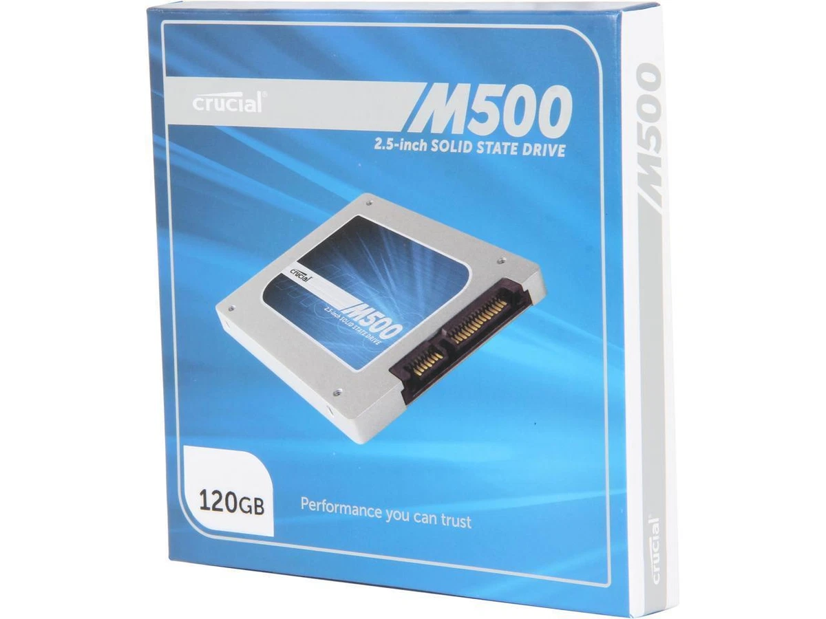 Crucial M500 2.5 120GB SATA III MLC Internal Solid State Drive (SSD)  CT120M500SSD1 