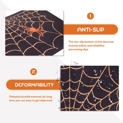 Rutschfeste Bodenmatte Badematten Für Badezimmer Halloween-Fußmatten - Bild 6 von 12