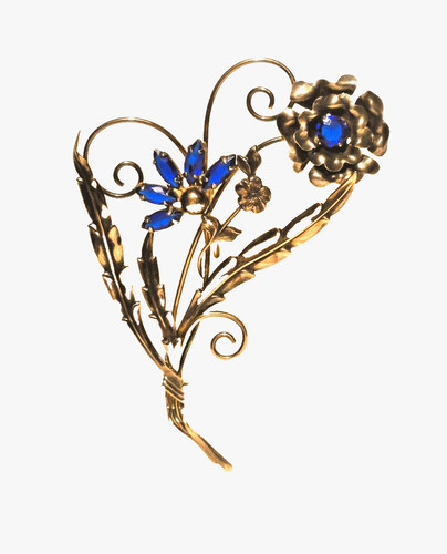 Vtg 12K Gold filled 1940s I. Michelson Brooch