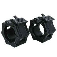 New Black US Olympic 2" Barbell Clamps Collars Quick Release B21 FREE SHIP