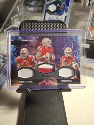 2022 Elements -Trey Lance - Samuel - Price - Team Chemistry /25 triple patch