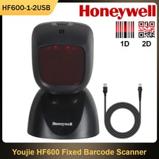 Image of Honeywell HF600 Hands-Free USB Area-Imaging 1D 2D Barcode Scanner Code Reader