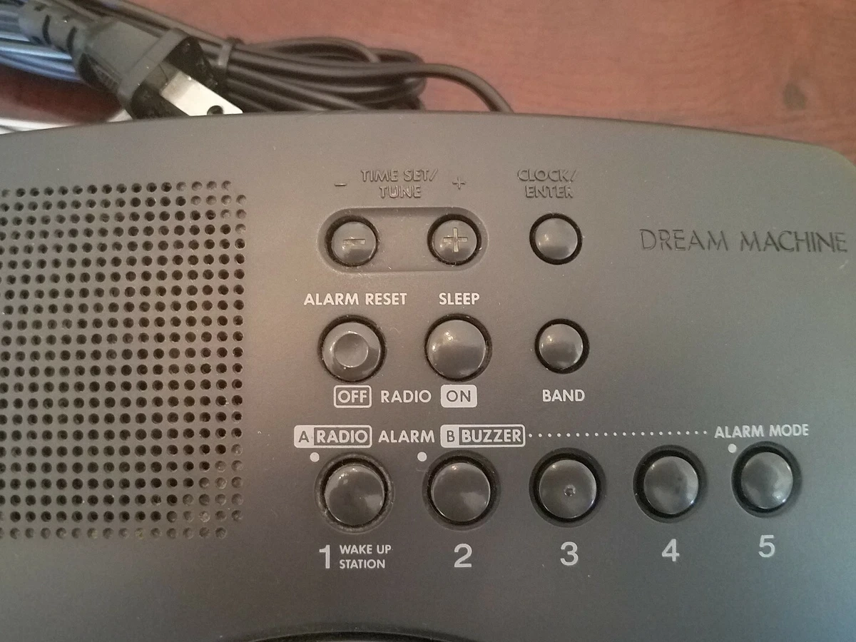 Sony Sueño Máquina Am/Fm Digital LCD Despertador con Radio Limpio, Bonito