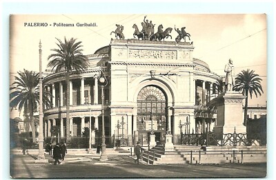 S02-6611, POLITEAMA CARIBALDI, PALERMO, *REAL PHOTO POSTCARD