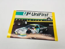 VINTAGE Todd Bodine Randy Porter Press Picture Card NASCAR UniFirst