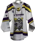 Dunamis Sports 2017-2018 Manchester Storm Ice Hockey Jersey White Purple S
