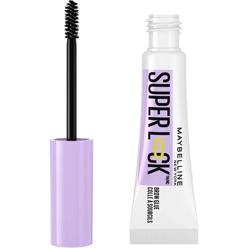 Maybelline  Super Lock Brow Glue Clear Eyebrow Gel, Clear, 0.23 fl oz - Image 2 of 4