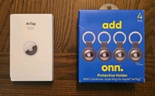 New Apple AirTag 4 Pack MX542LL/A  4 Protective Keychain Holders