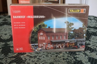 FALLER 110099 HO KIT OF BAHNHOF WALDBRUNN STATION (FACTORY SEALED)