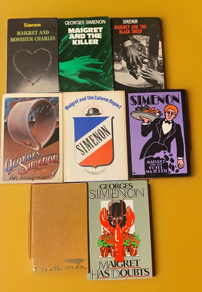 GEORGES SIMENON - 25 books bundle. Several 1st Editions UK & USA. Some paper is - Image 4 of 4
