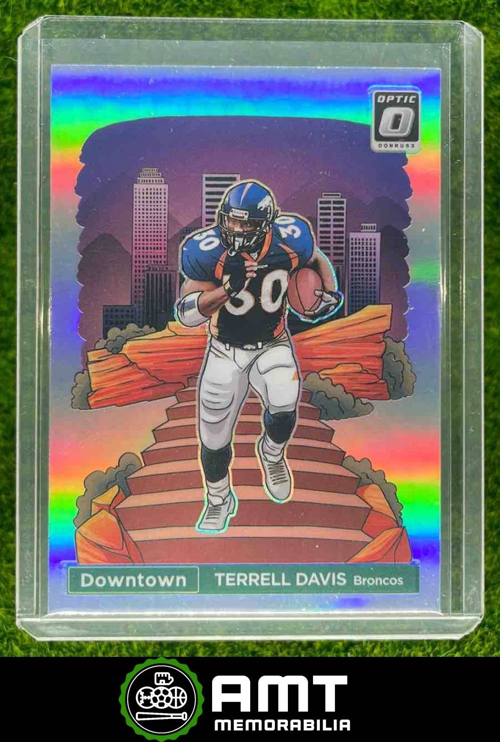 Terrell Davis 2024 Panini Donruss Optic Downtown! Denver Broncos #24