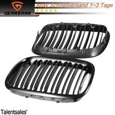Kühlergrill Nieren Grill Passend für BMW X5 E70 2007-2013 Schwarz Satz Paar