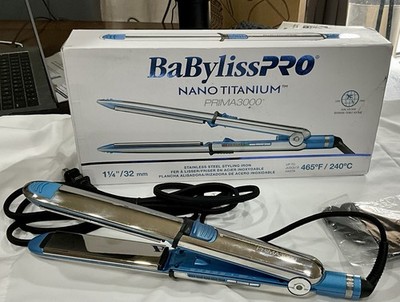 BaBylissPRO Nano Titanium 450°F 1'' Digital Straightener - Blue