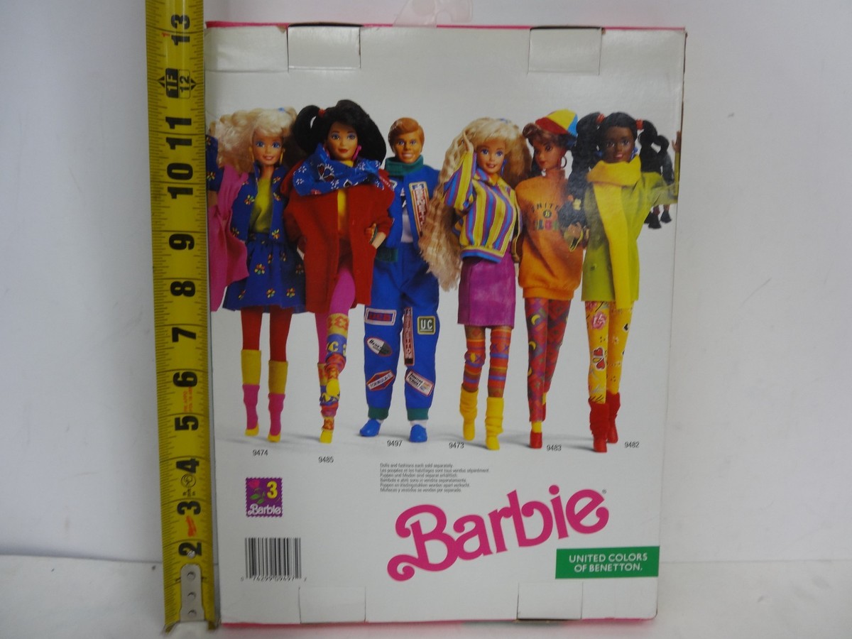 Benetton Formula 1 BARBIE KEN 1990 Suit outfit only 9497 Mattel | eBay