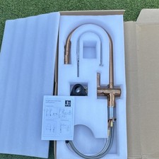 JTP Vos Copper Pull-Out Kitchen Mixer Tap Single Lever High Arc WRAS Approved