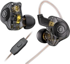 HiFi Gaming Earbuds, CCZ MC02 in Ear Monitor Headphones, Clear Sound Wired Earbu