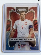 2018 Panini Prizm World Cup RED BLUE WAVE #146 Robert Lewandowski - Poland