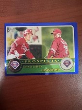 2003 Topps Chrome - #438 Chase Utley, Gavin Floyd Prospects Rookie Card. rookie card picture