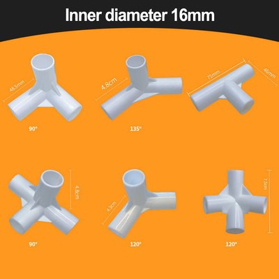 Sturdy Camping Tent Pole Connectors for Multiple Applications 10pcs I D 16mm