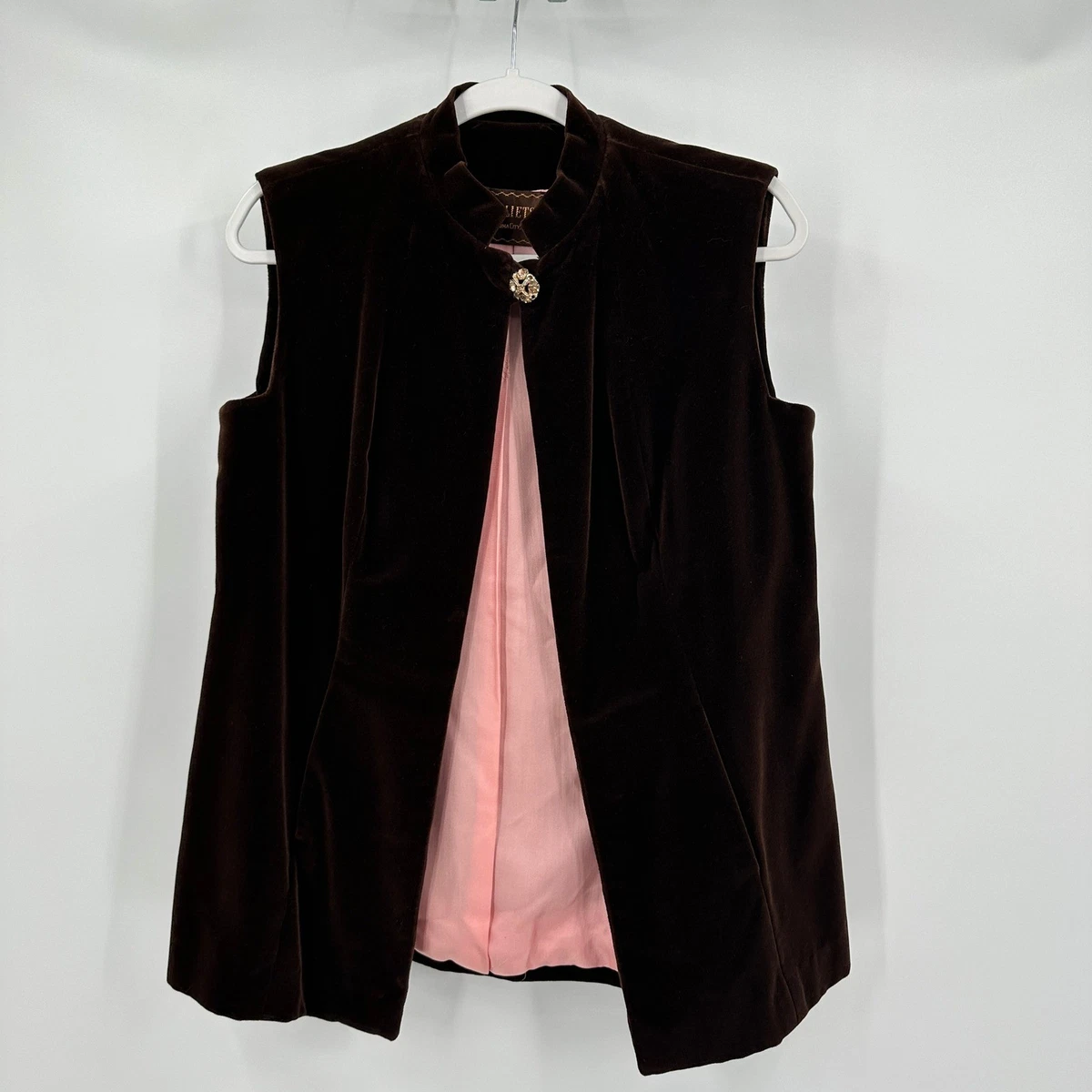 Vest Velvet Vintage Coats, Jackets & Vests for Women for sale - eBay