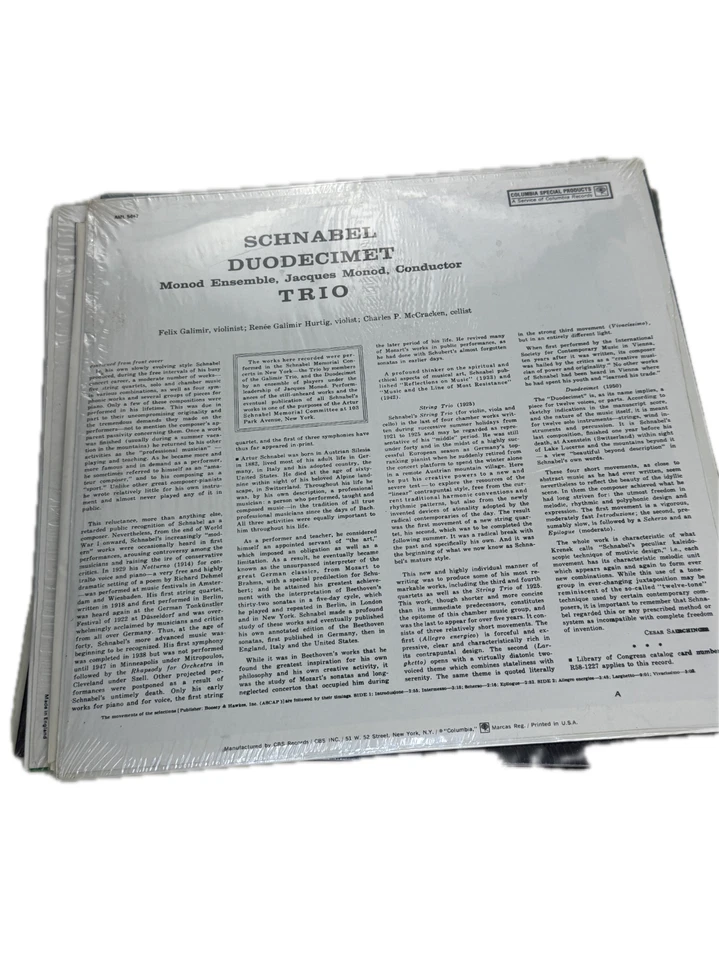 FITZWILLIAM QUARTET ⸺ SHOSTAKOVICH quartets nos.4 & 12 ⸺ L'OISEAU-LYRE LP NM - Image 3 of 4