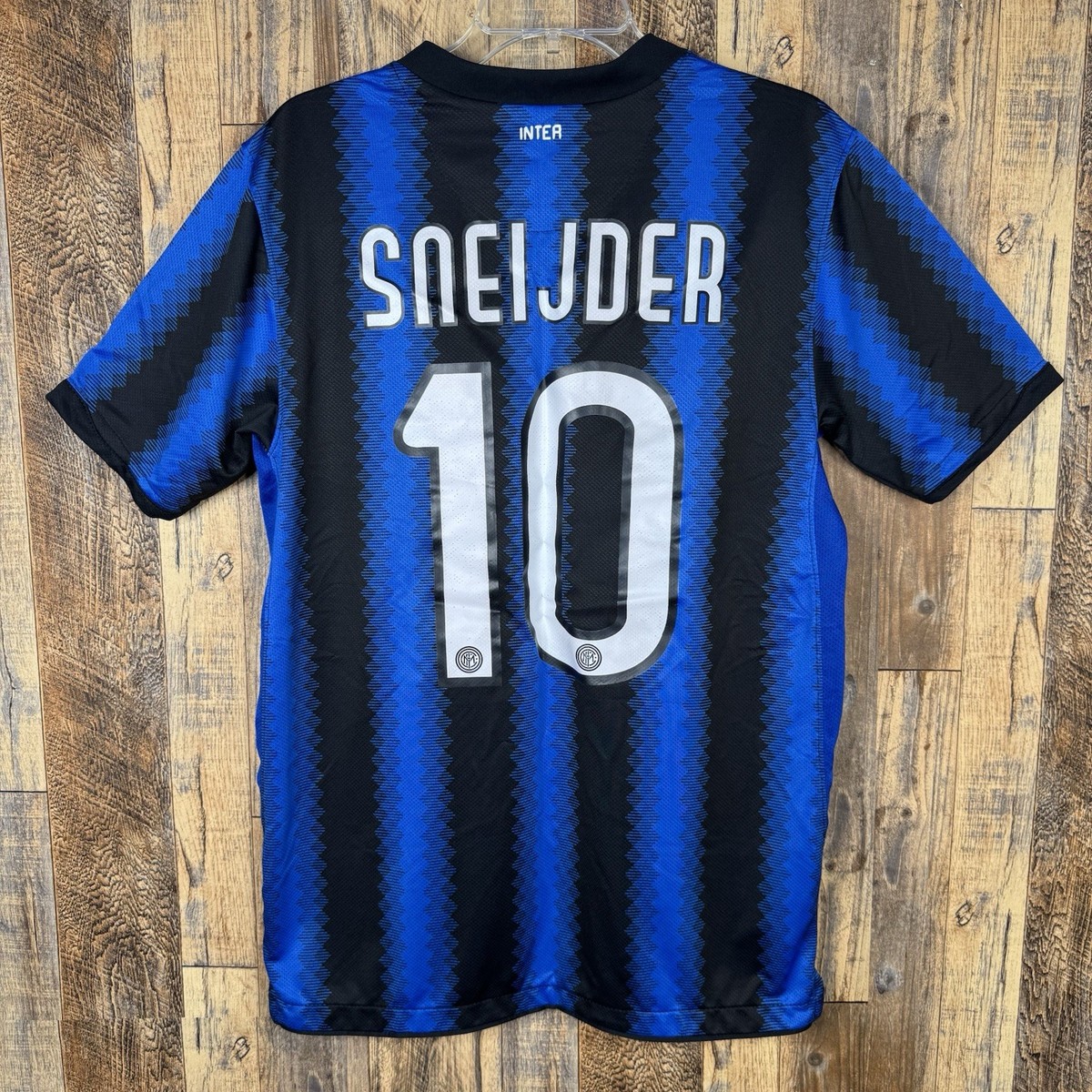 正規10-11 NIKE インテルミラノ M SNEIJDER#10 Inter Milan 2010-11 Home Soccer Jersey SNEIJDER #10 Nike