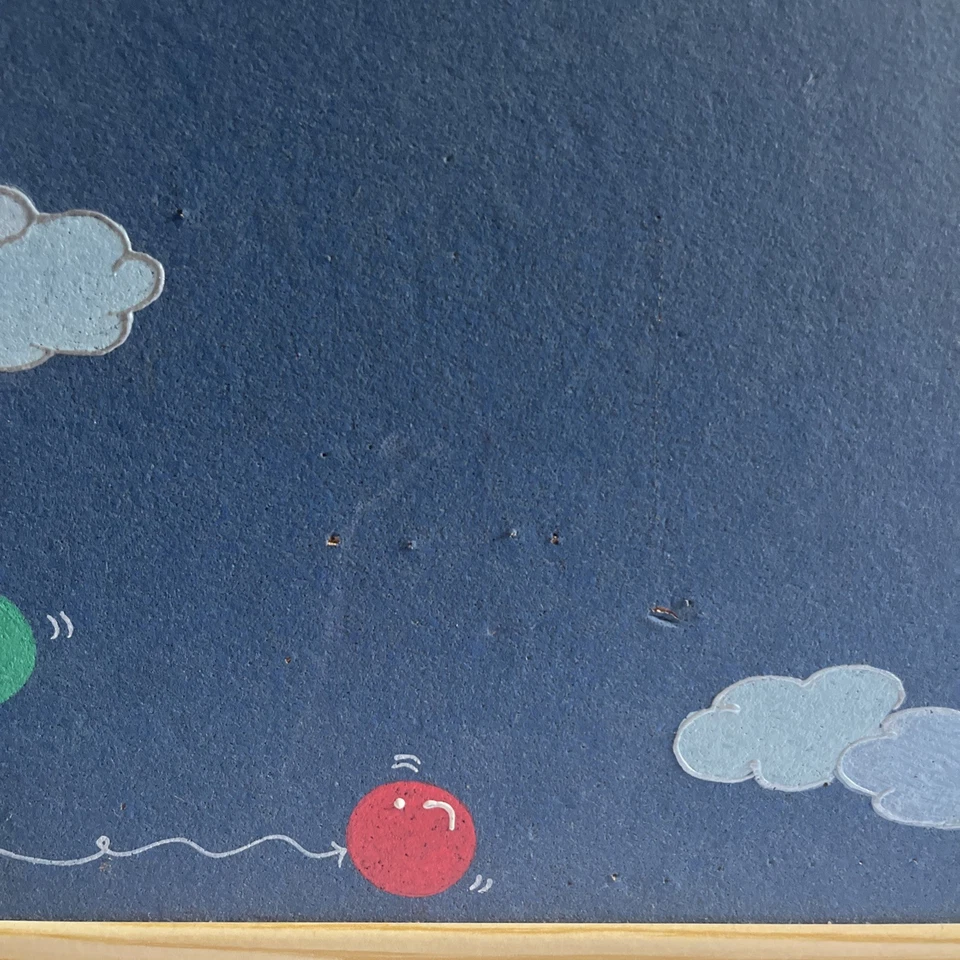 Cork Board Bulletin Board Says “Noah William” 23.75”x17.75” Framed Hanging Sign - Image 2 of 4