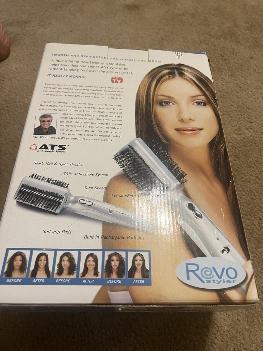Revo Styler R240 Rotating Hair Straightening Brush 633235301354| eBay