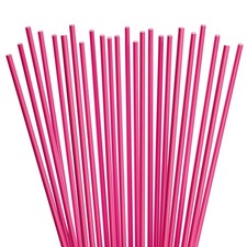 Disposable Collins Straws - Cocktail Straws 500, Pink