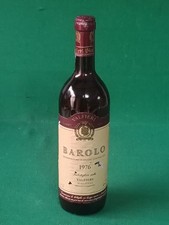 BOTTIGLIA VINO BAROLO 1976 VALFIERI ALBA DOC VINO VINTAGE COLLEZIONE. CB26