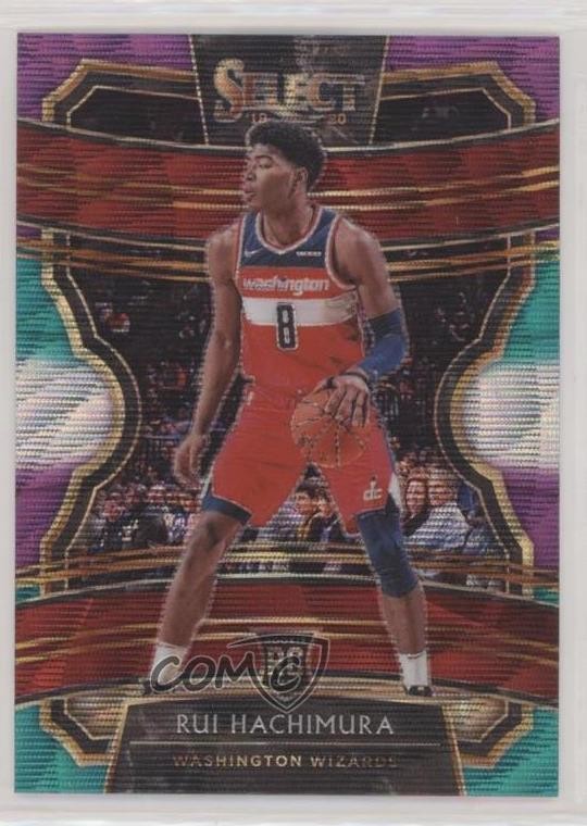 2019-20 Panini Select Concourse Tri-Color Prizm Rui Hachimura #51 Rookie RC 0t1
