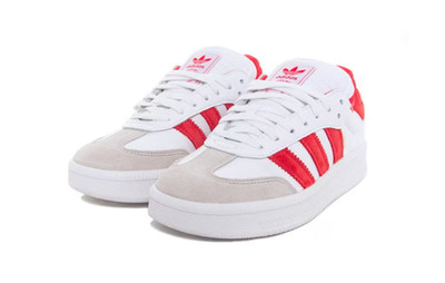 Sz 11.5 - Adidas Samba XLG 'White Better Scarlet'