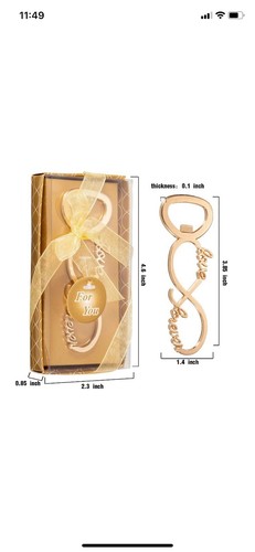 50 Pack Love Forever Bottle Opener Wedding Party Favors for Guest Gift - Picture 3 of 4