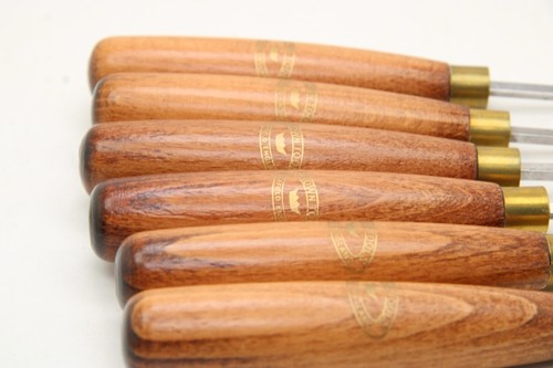 Crown Tools 33473 Set 6 pezzi per intaglio del legno scatola originale - Foto 11 di 23