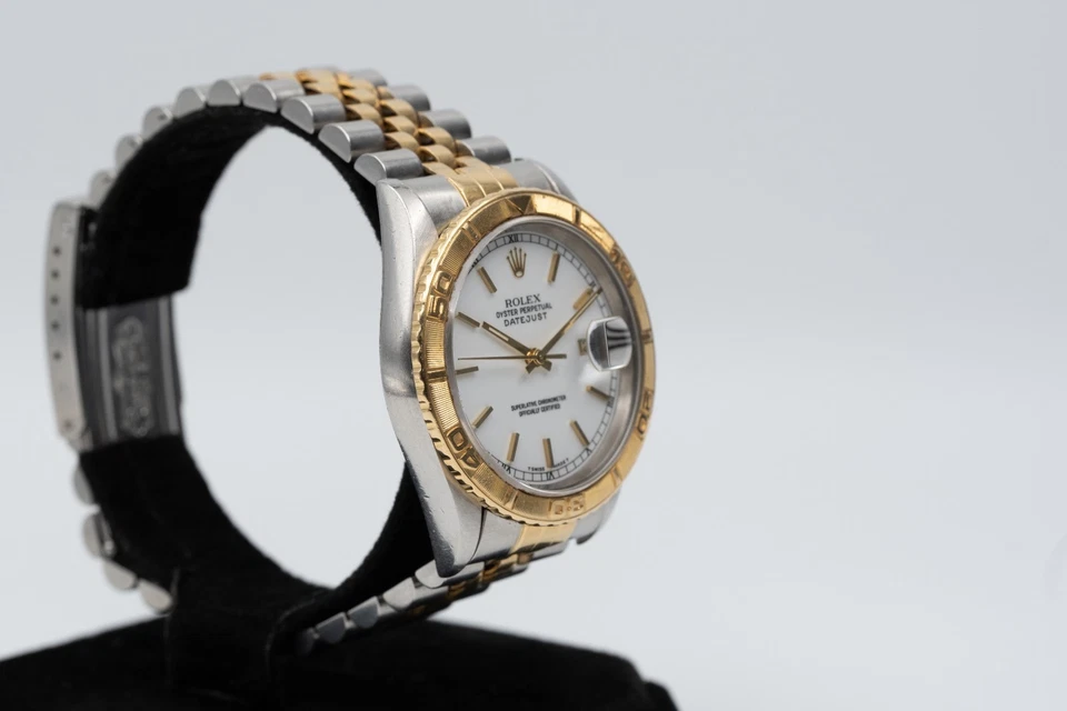 1995 Rolex Datejust 36 18k Gold and Steel Two-Tone Turn-O-Graph Ref. 16263 - Image 2 of 4